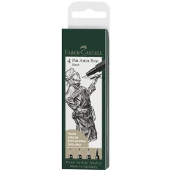 PITT artist pen set Black