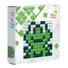 Pixelhobby XL Startsæt – Frø / dinosaur, 60×60 mm pixelplade + 3×60 pixels