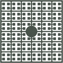 Pixelperler mørkegrå nr. 204