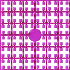 Pixelperler mørk rosa no. 249