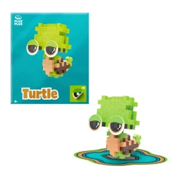 Plus-Plus Pets Turtle, kit med 29 brikker, som bliver til en skildpadde!