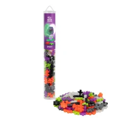 Plus-Plus Tube 100 Spooky, 100 sjove byggeelementer i halloween-farver