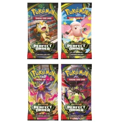 Pokémon TCG Mega Evolution Perfect Order – OBS! Prisen gælder kun EN boosterpack (10 kort)