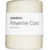Polyestersnor 200 meter, Ø3 mm, ecru/cremehvid