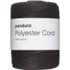 Polyestersnor 200 meter, Ø3 mm, mørkebrun