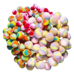 Pom Pom mix flerfarvede, Ø15-25 mm, 150 stk.