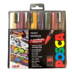 Posca PC-5M Deep Colours 8-pak
