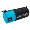Posca pen case red – Blåsort penalhus, længde 19 cm, Ø8 cm.