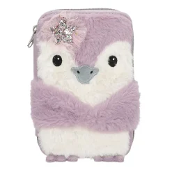 Princess Mimi dobbelt penalhus med verdens sødeste pingvin + blyanter! 13×19,5×5,5 cm