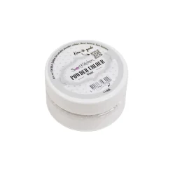 Pulverfarve, levnedsmiddelfarve hvid, 4 gram