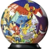 Puslespil Pokémon 3D puslebold, et helt rundt puslespil med en diameter på 12,9 cm
