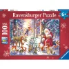Ravensburger puslespil – Christmas In The Forest. 100 XXL-brikker, 49×36 cm.