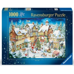 Ravensburger puslespil – Christmas Village, 1000 brikker, 70×50 cm