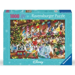 Ravensburger puslespil – Disney Snow Globes. 1000 brikker, 70x50 cm.