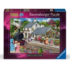 Ravensburger puslespil – Whistle Cottage. 1000 brikker, 70x50 cm.