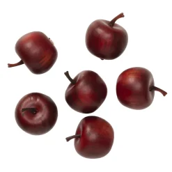Røde æbler til dekoration Ø3,5 cm, 12 stk.