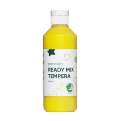 Ready Mix Tempera, svanemærket hobbyfarve til børn 250 ml, gul