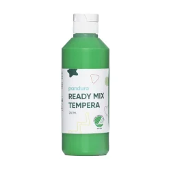Ready Mix Tempera, svanemærket hobbyfarve til børn 250 ml, grøn