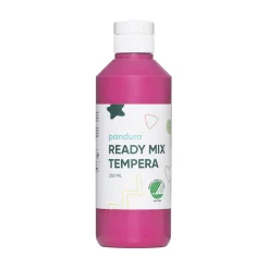 Ready Mix Tempera, svanemærket hobbyfarve til børn 250 ml, rosa