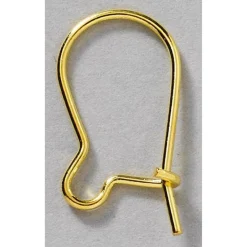 Ørekrog/lås 5 par guld