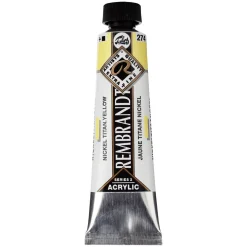 Rembrandt akrylfarve 40 ml Nickel Titanium Yellow - 274