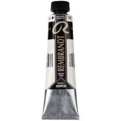 Rembrandt akrylfarve 40 ml Oxide Black - 735