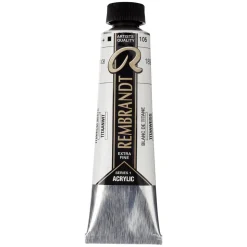 Rembrandt akrylfarve 40 ml Titanium White - 105