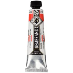 Rembrandt akrylfarve 40 ml Transparent Red Medium - 317