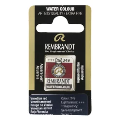 Rembrandt akvarelfarve half pan – Venetian Red 349