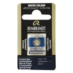 Rembrandt akvarelfarve half pan – Cobalt Blue 511