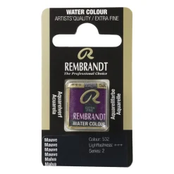 Rembrandt akvarelfarve half pan – Mauve 532