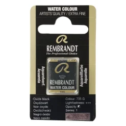Rembrandt akvarelfarve half pan – Davy's Grey 748