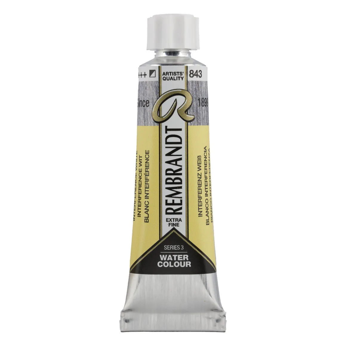 Rembrandt akvarelfarve 10 ml tube – Interference White 843