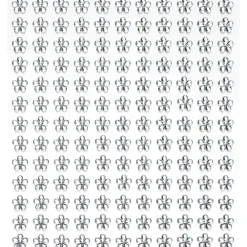 Rhinestone stickers blomster krystal – 286 krystallignende blomster. Ø8 mm
