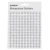 Rhinestone Stickers iriserende blomster – i alt 286 blomster som er Ø8 mm