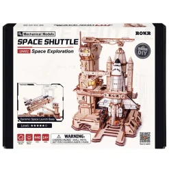 Robotime ROKR Space Shuttle LKA02 træpuslespil, en fantastisk rumfærge! 249×196×272 mm