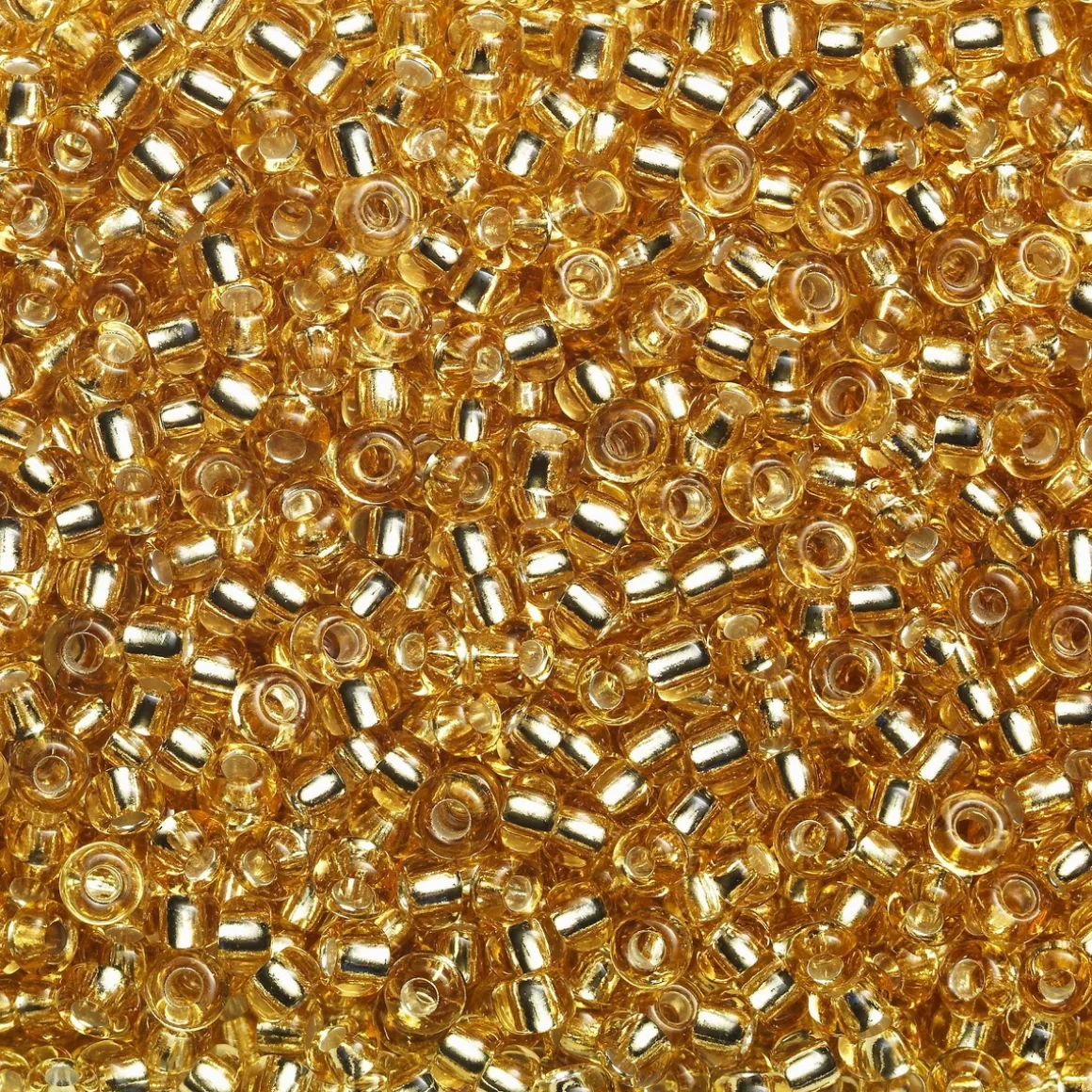 Rocaillesperle 9/0 guld semit.