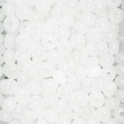 Rocaillesperle 6/0 hvid mix