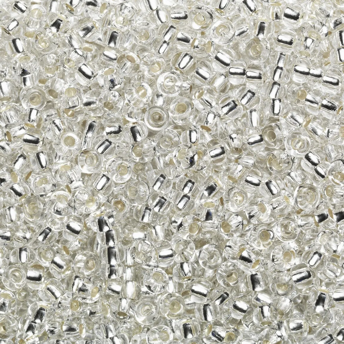 Rocaillesperle 9/0 mm klar/søl