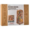 Rolife DIY Booknook Silent Corner Study bogstøtte miniature – TGE02, 118×118×249 mm