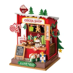 Rolife DIY Cocoa Shop miniaturediorama – DS042, 87×70×105 mm