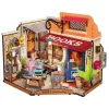 Rolife DIY Corner Bookstore miniature diorama – DG164, 250×167×180 mm