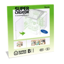 Rolife DIY Super Creator B DWP05 – støvbeskyttende dør til Super Creator-dioramaet