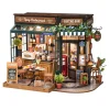 Rolife DIY Tipsy Restaurant miniature diorama – DG167, 230×180×182 mm