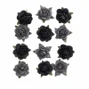 Roser Black papir 12 stk.