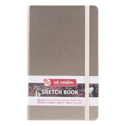 Royal Talens Art Creation Sketch skitsebog 12×12 cm, sølvfarvet omslag – 140 g/m², 80 ark