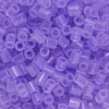 Rørperler Midi 1000 stk. lyslilla gennemsigtige, Ø5 mm