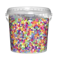 Rørperler Midi 10.000 stk. – perlespand med vild perlemix, Ø5 mm