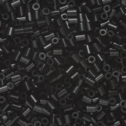 Rørperler Mini 1000 stk sort, Ø2,5 mm