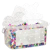 Rørperler XL 4000 stk. – supermix i æske med masser af store perler a Ø9 mm + 3 stiftplader